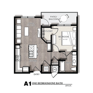 Floorplan Photos Gallery Presidio at River East A1 Floor Plan
